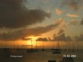Deshaies coucher de soleil