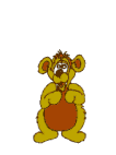 grizzli sautillant